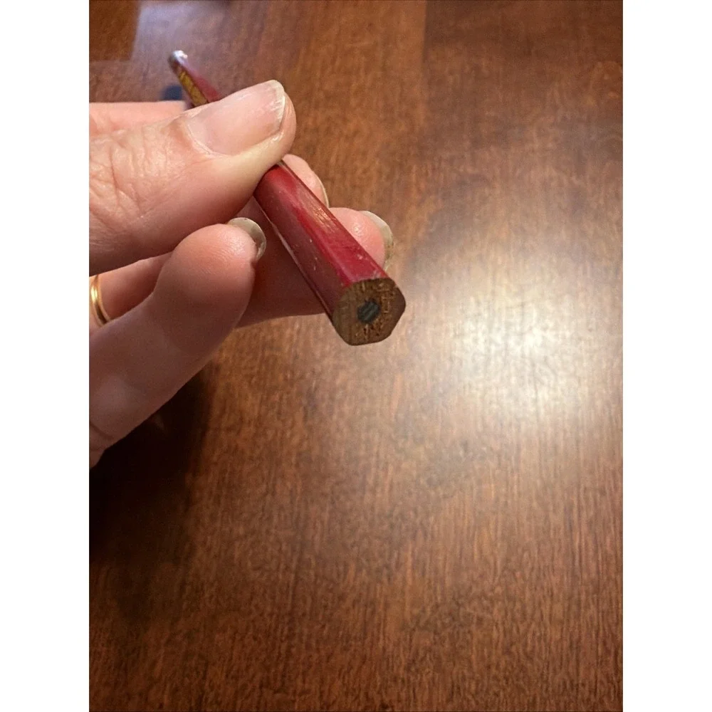 Vintage WASHINGTON REDSKINS Pencil - NFL Red Yellow Football Helmets